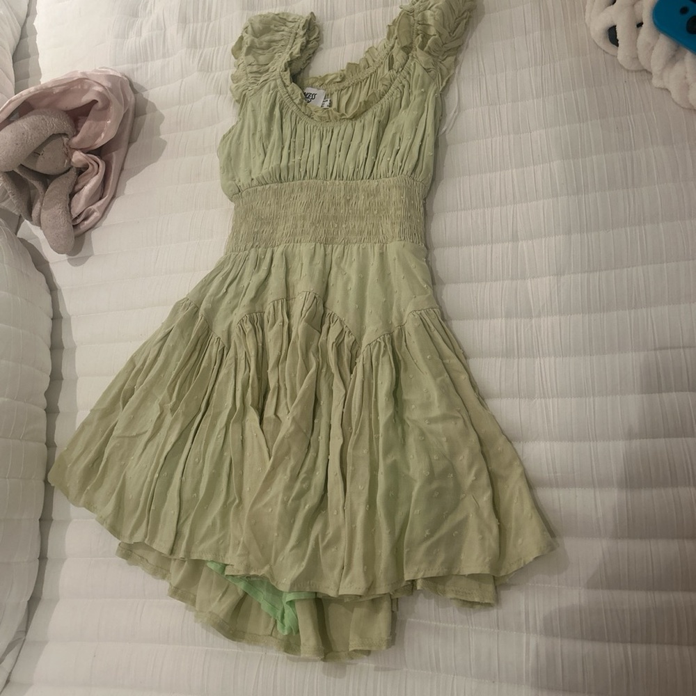 Princess Polly Love Galore Romper Green Low Impact
